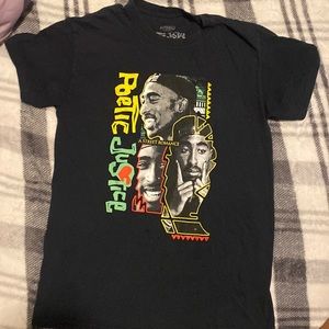 Black Tupac shirt